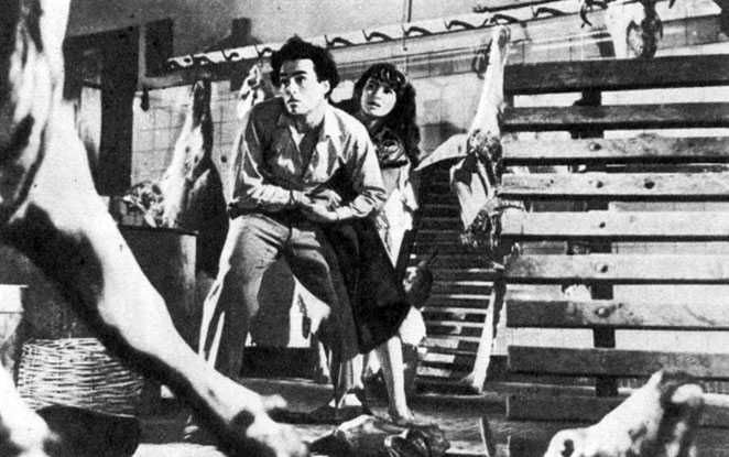 'Горький рис'. Реж. Дж. Де Сантис. (Актёры В. Гасман и С. Мангано.) 1949