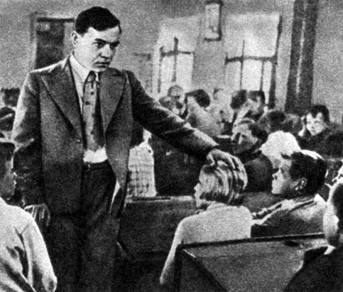 'Учитель'. Реж. С. Герасимов. (Степан Лаутин - Б. Чирков.) 1939